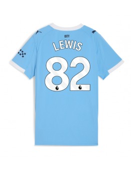 Zenske Futbalové oblečenie Manchester City Rico Lewis #82 2025-26 Krátky Rukáv - Domáci